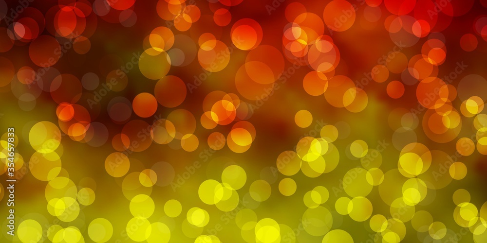 Light Green, Yellow vector background with spots. Glitter abstract illustration with colorful drops. Pattern for websites. Light Green, Yellow vector background with spots. Glitter abstract illustration with colorful drops. Pattern for websites.