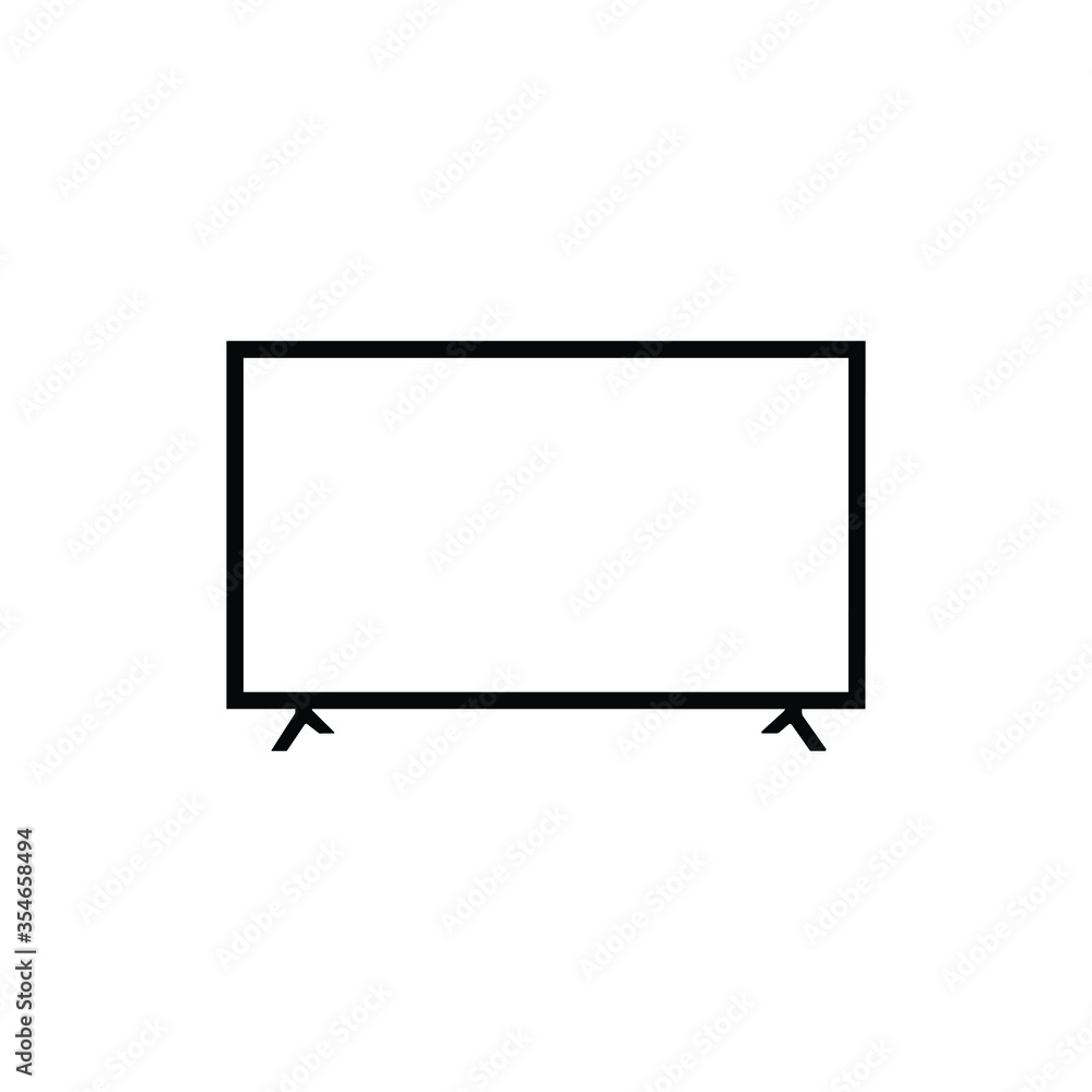 Smart Tv Flat Vector Icon. TV with remote control icon. eps 10 Smart Tv Flat Vector Icon. TV with remote control icon. eps 10