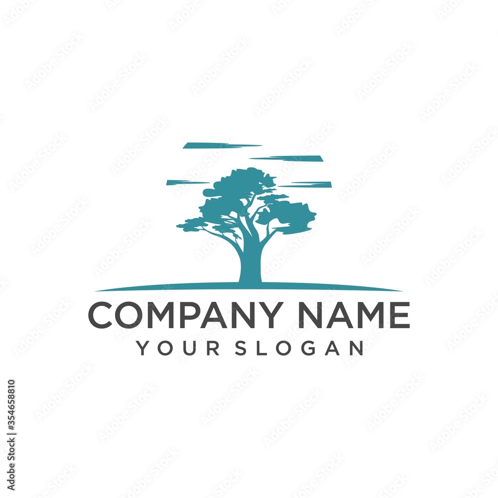 Obraz premium tree logo for business companies