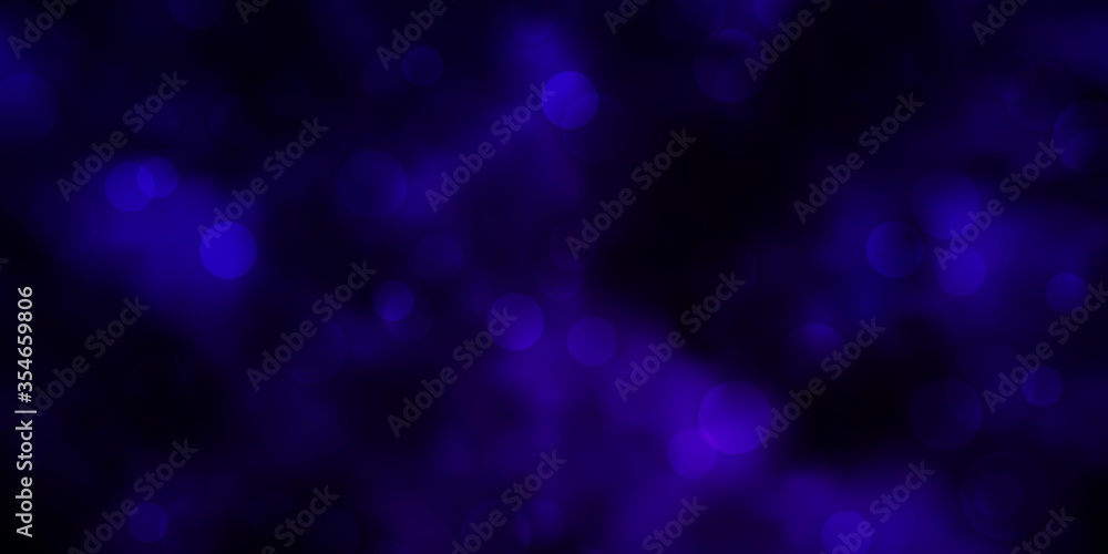 Dark Purple vector template with circles. Abstract illustration with colorful spots in nature style. Pattern for wallpapers, curtains. Dark Purple vector template with circles. Abstract illustration with colorful spots in nature style. Pattern for wallpapers, curtains.