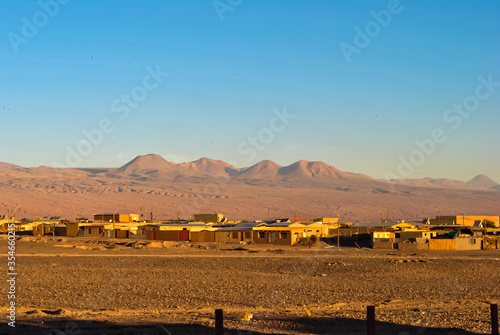Home in  landscape in the Atacama desert, Chile. 