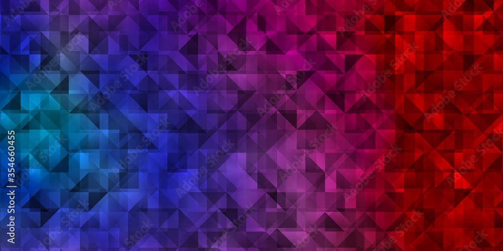 Light Blue, Yellow vector template with crystals, triangles. Light Blue, Yellow vector template with crystals, triangles.