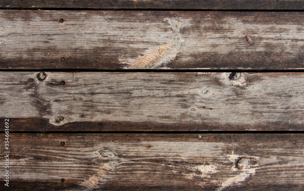 background of parallel wooden boards, Brown color, copy space