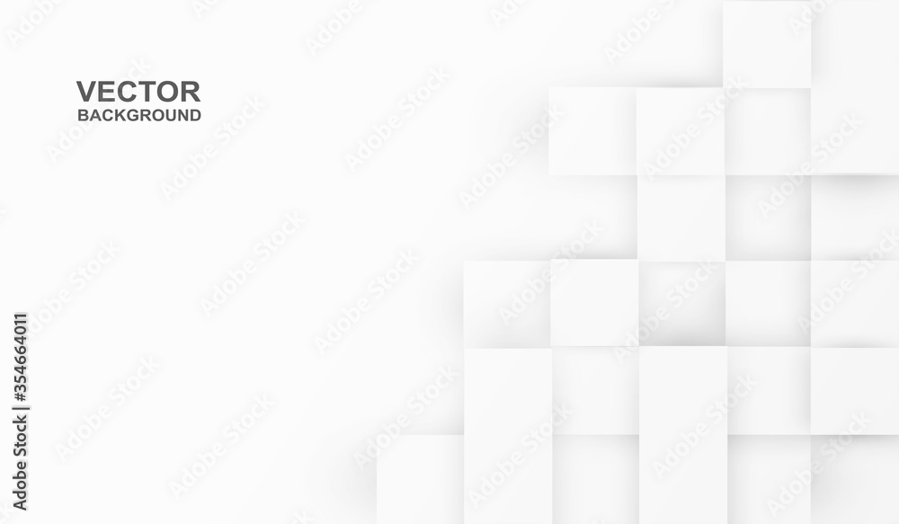 Abstract. Embossed paper square white background. light and shadow .Vector. Abstract. Embossed paper square white background. light and shadow .Vector.