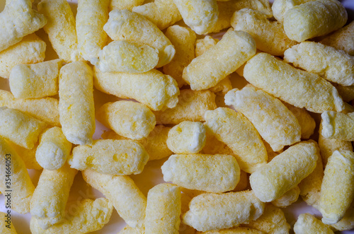 Airy Crisps, Corn Puffs, Puffcorn Snacks Background