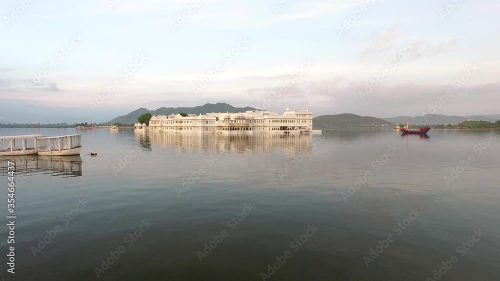 The Taj Lake Palace on Lake Pichola in Udaipur, India is seen. The Taj Lake Palace on Lake Pichola in Udaipur, India is seen.