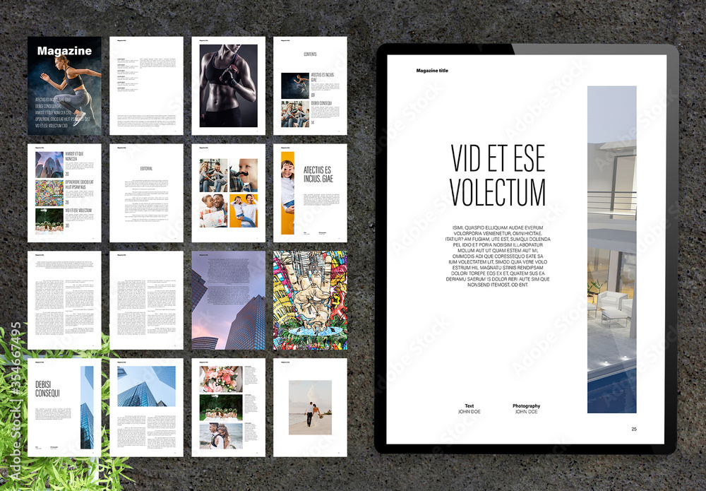 A Digital Magazine Design