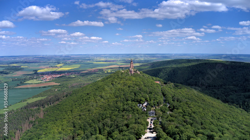 Kyffhäuser. Vogelperspektive. 