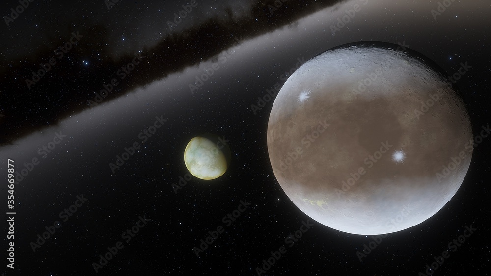 beautiful space background, background, realistic surface