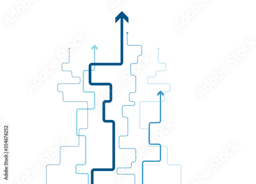 frecce,  linee, intrecciate, zig zag, connessione