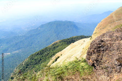 Kudajadri Hills or Kodachadri Hills in Karnataka India, it is a mountain peak with dense forests in the Western Ghats in South India, shoot on January 4th, 2019