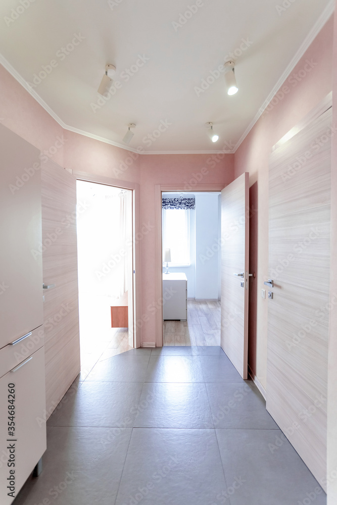 bright cozy corridor in perspective bright cozy corridor in perspective