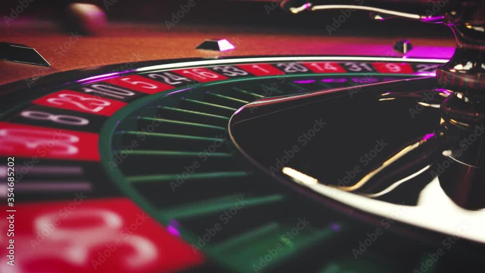 Roulette table close up at the Casino Roulette table close up at the Casino