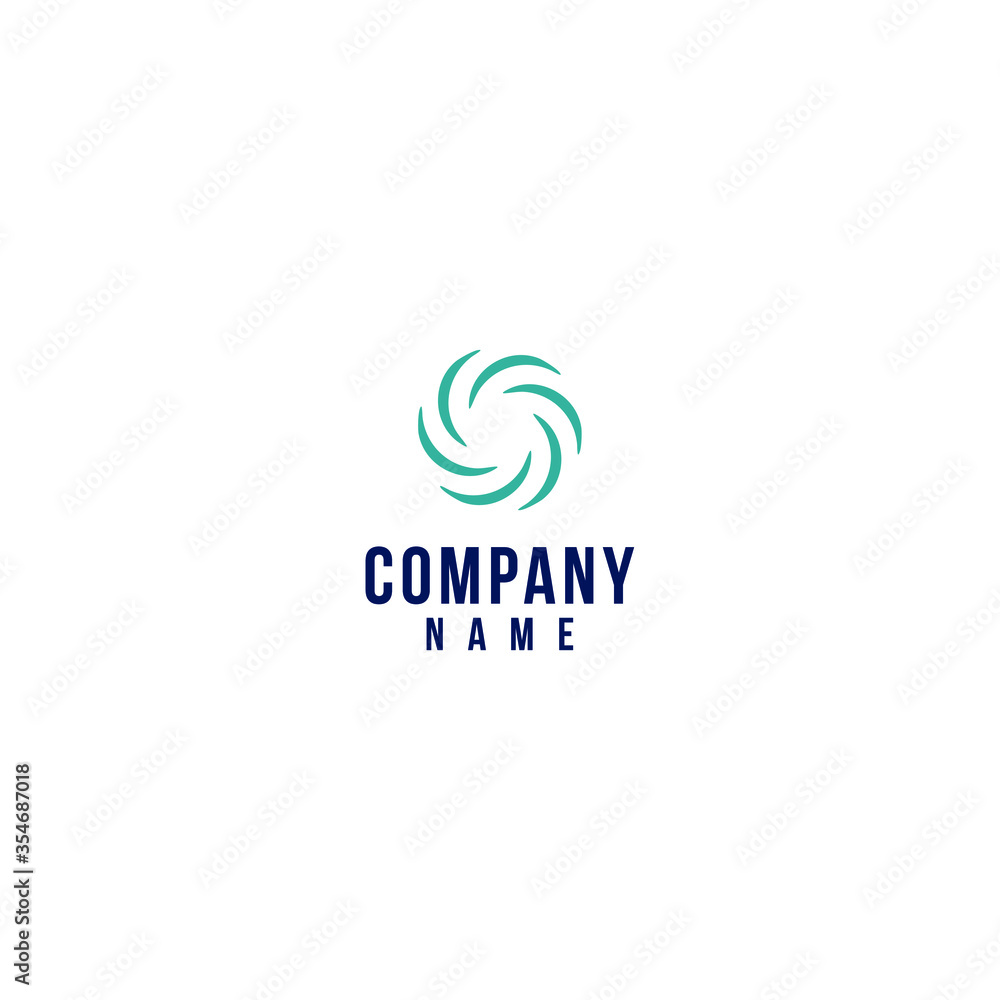 Logo abstract geometric business icon Logo abstract geometric business icon