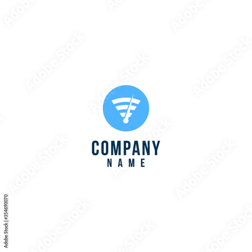 Logo abstract geometric business icon