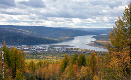 Village of Tura is the administrative center of the Evenki district