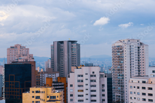 tall buildings on avenue paulista