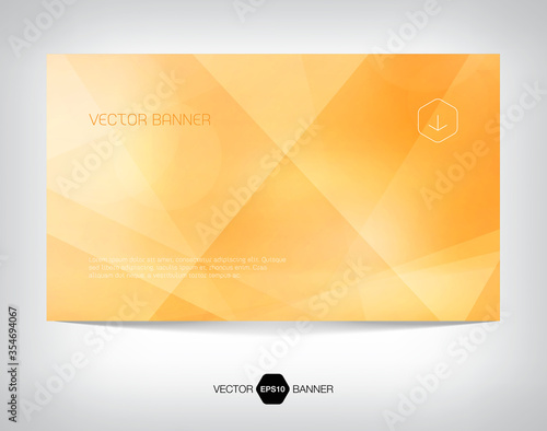 vector modern geometric banner, card, flyer design