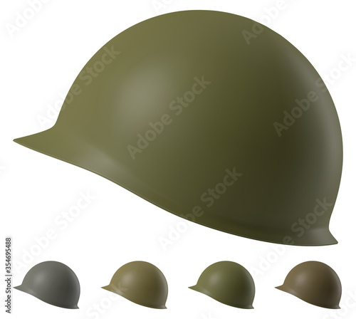 US M1 military helmet photo