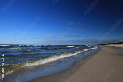Beach in Debki village  Baltic Sea  Poland