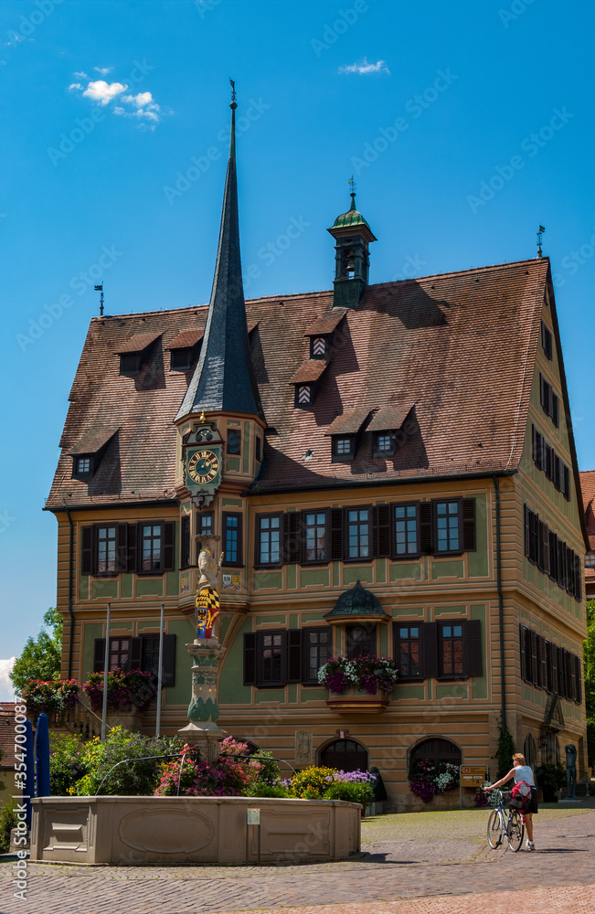 Obraz premium Rathaus von Bietigheim- Bissingen, Deutschland