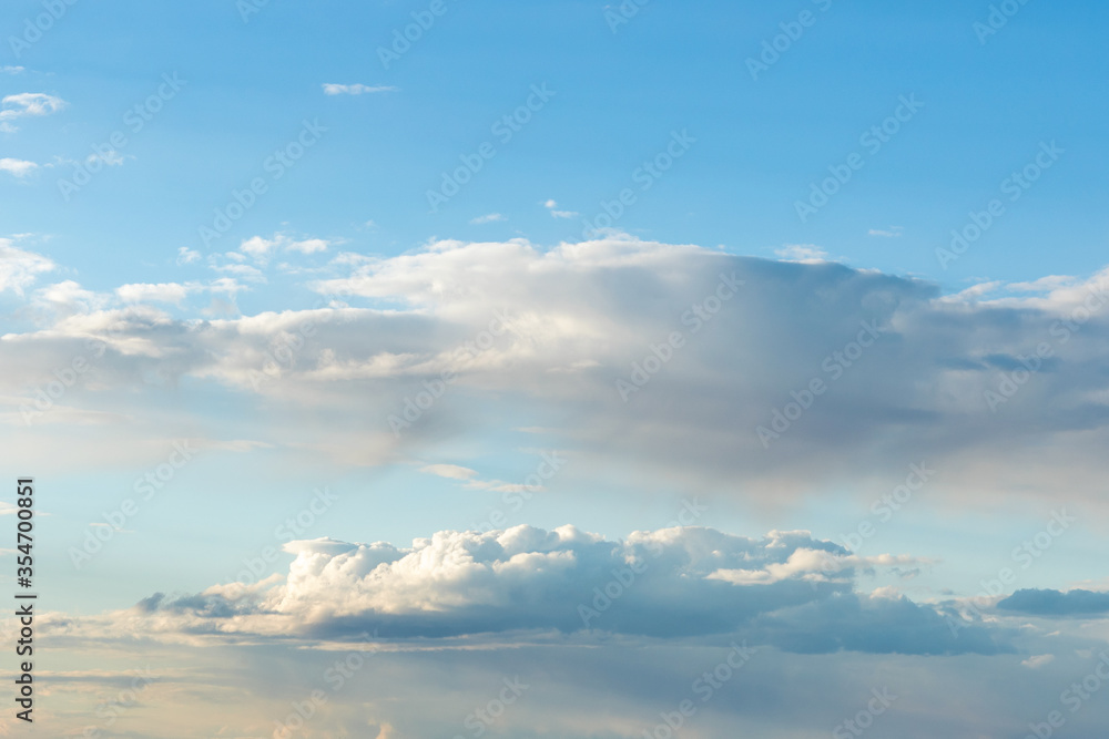 Beautiful evening sky with clouds, background texture Beautiful evening sky with clouds, background texture