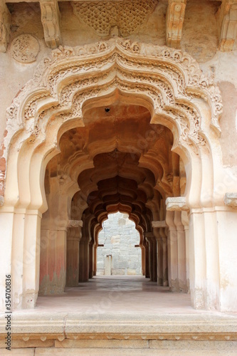 Lotus Mahal group of monuments at hampi