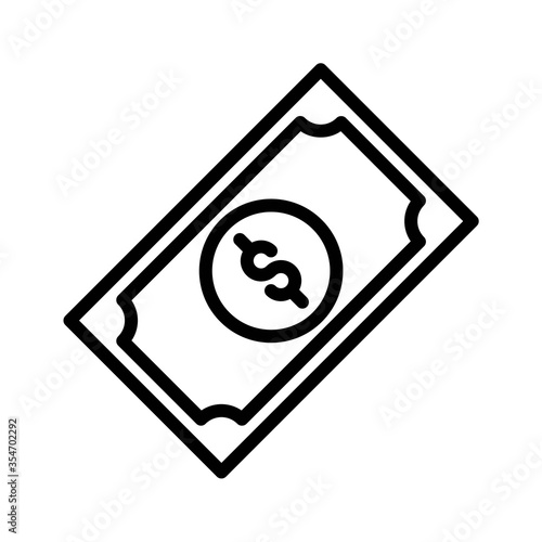 dollar outline Icon