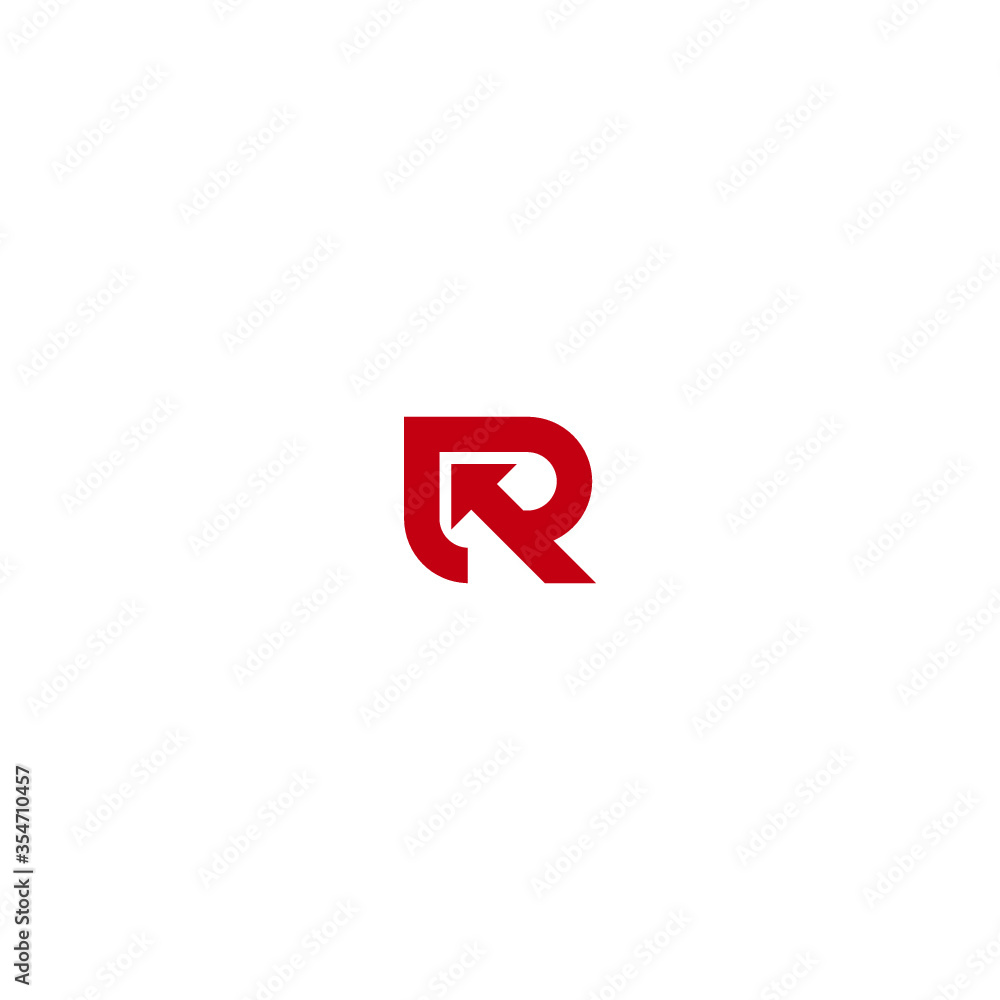 R logo house vector symbol R logo house vector symbol