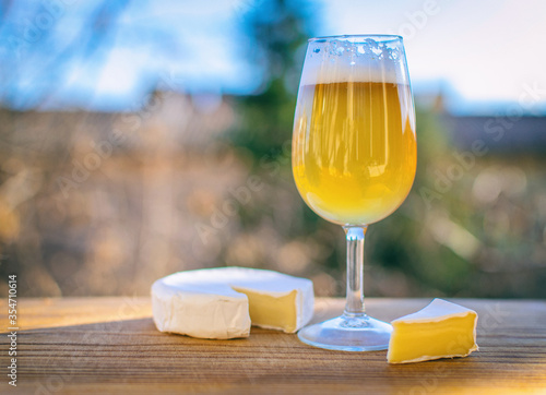 Canvas-taulu Delicious homebrewed beer, diffferent styles and rich taste