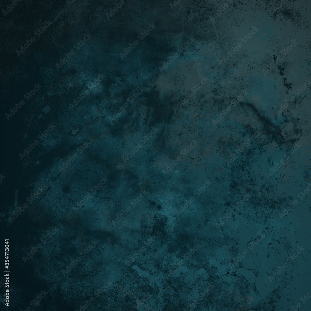 Dark turquoise textured abstract background.