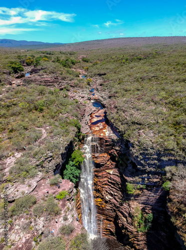 Buracão waterfall ibicoara Chapada diamantina bahia brazil