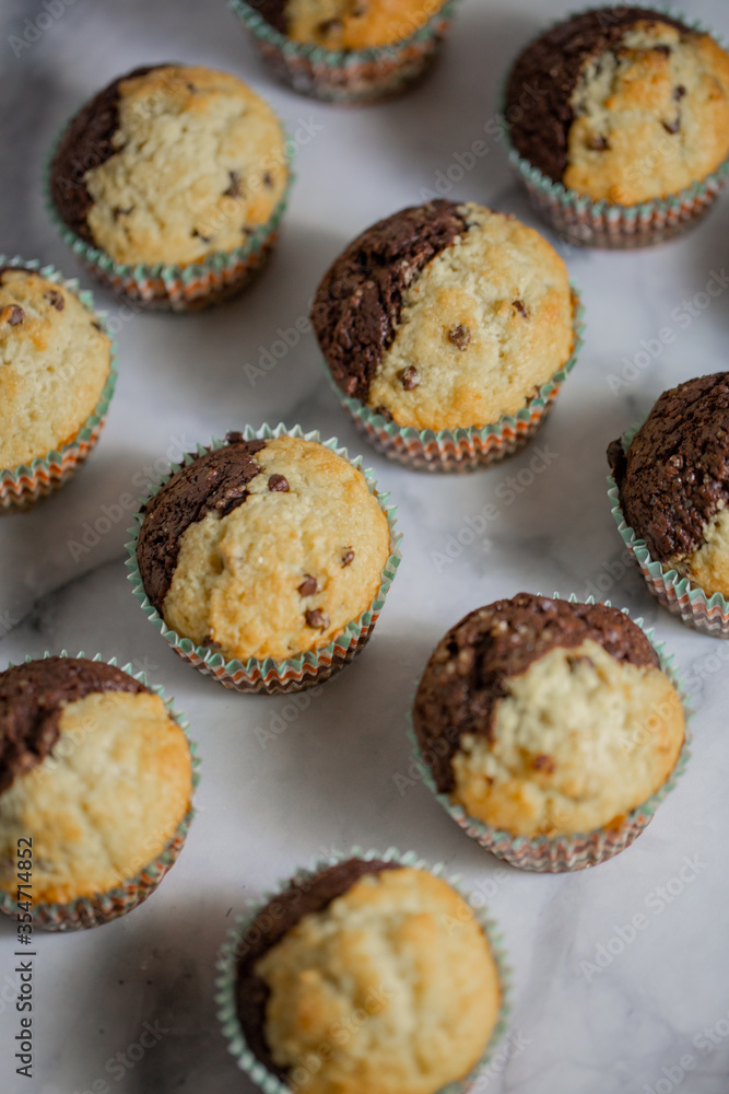 Chocolate Vanilla Cupcakes Chocolate Vanilla Cupcakes