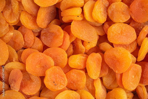 Tasty dried apricots. Healthy Food, Vegetarian Food