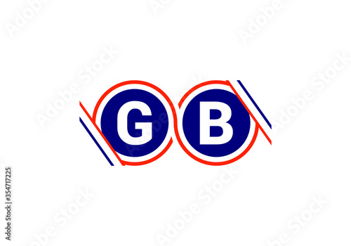 Initial Monogram Letter GB Logo Design Vector Template. GB Letter Logo Design 