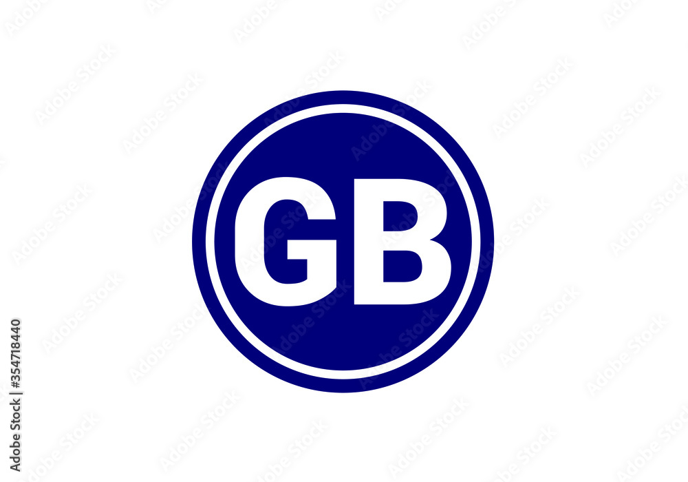 Initial Monogram Letter GB Logo Design Vector Template. GB Letter Logo Design
Initial Monogram Letter GB Logo Design Vector Template. GB Letter Logo Design