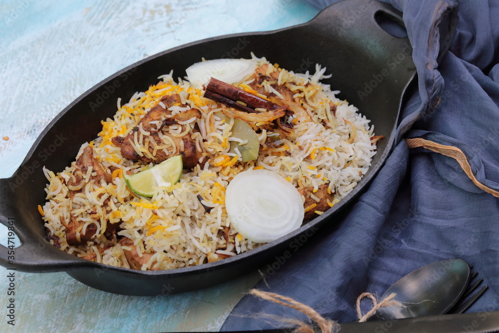 Meatless Biryani made of Jackfruit or Kathal, a delicacy for the vegetarian Meatless Biryani made of Jackfruit or Kathal, a delicacy for the vegetarian