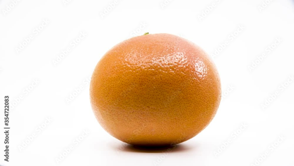 Grapefruit spinning with a white background. Grapefruit spinning with a white background.