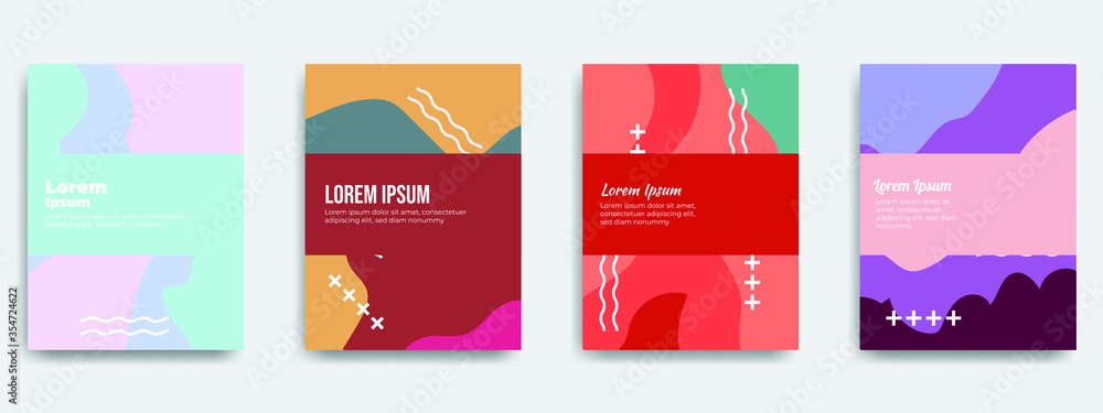 Abstract geometric pattern background for business brochure cover design. Vector flyer template layout design. For business brochure, poster, annual report, leaflet, magazine or book cover.
