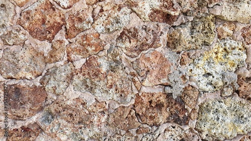 Decrepit stone wall texture