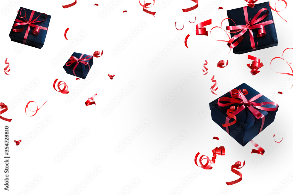 color gift box on white background color gift box on white background