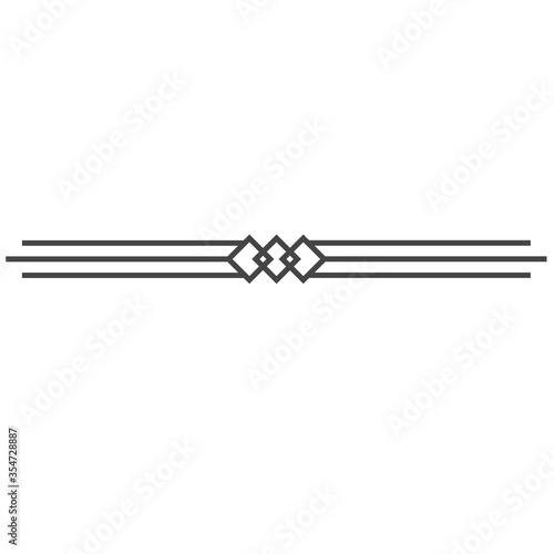 Art deco divider, retro arts border, decorative ornaments and golden dividers borders, minimal elegant golden ornament frame for wedding invitation card. Vector design isolated icon