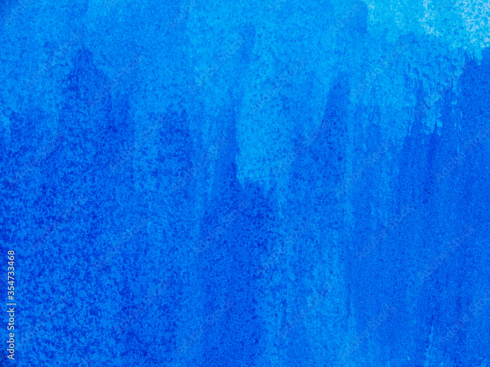 Abstract blue background in watercolor style