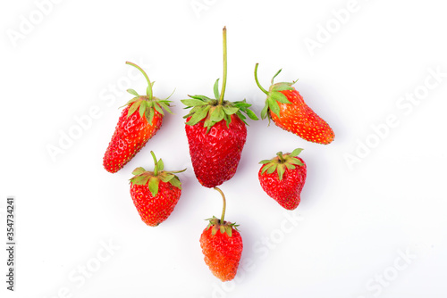 Fototapeta Naklejka Na Ścianę i Meble -  sweet strawberries. strawberries close-up. 