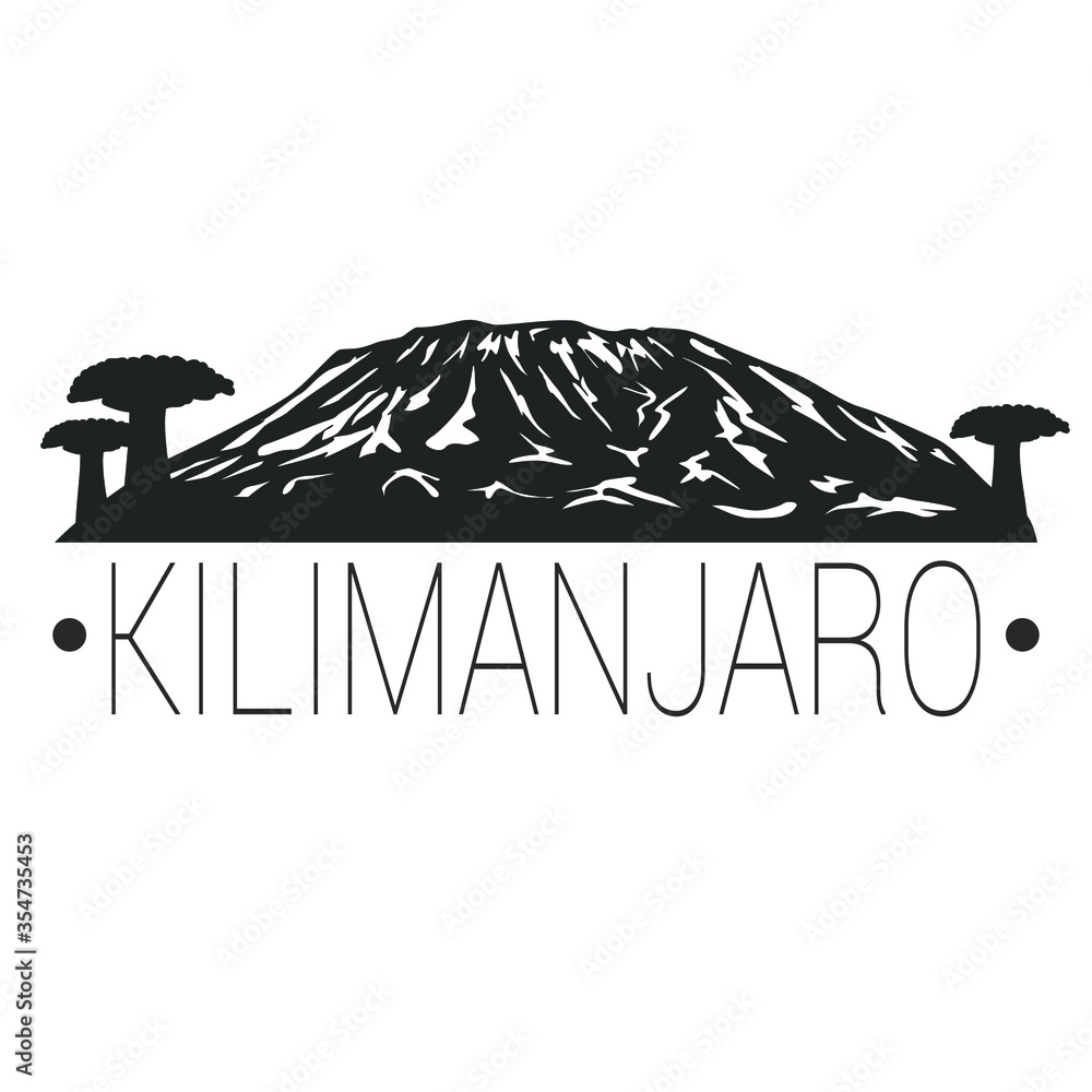 Fotografie Kilimanjaro Skyline Mountain