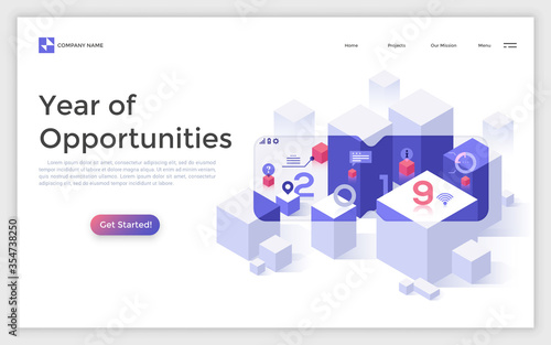 Isometric vector illustration