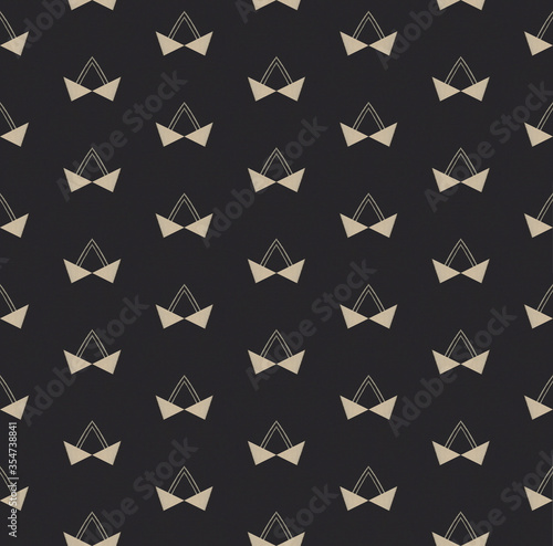 seamless pattern with abstract boats