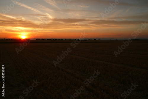 Beautiful Sunset in Guadalajara. Spain.