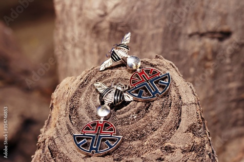 military medal on a white background