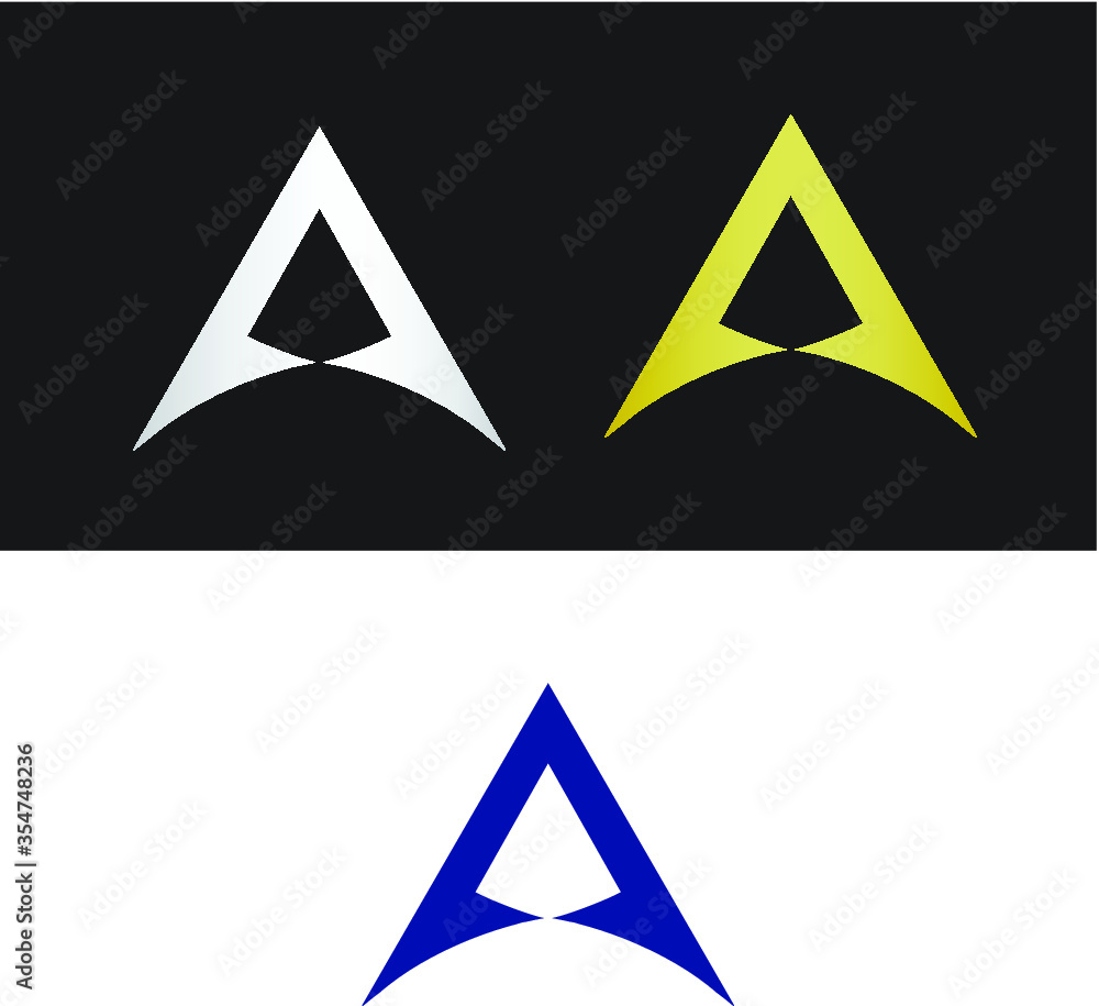 Letter A logo Letter A logo